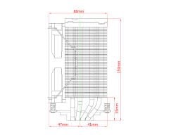 ID-COOLING SE-234 ARGB V2 4Pin PWM 120mm İşlemci Soğutucu