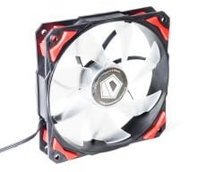 ID-COOLING PL-12025-R 12cm 4Pin PWM Kırmızı Kasa Fanı