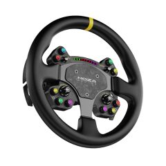 Moza Racing RS V2 Steering Wheel Yuvarlak Deri Versiyon (0.50.RSSW01A)