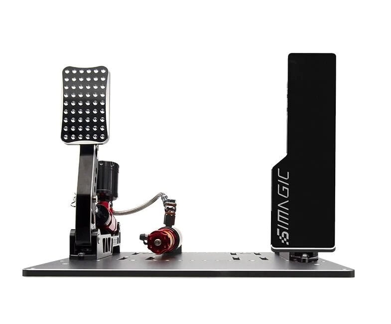 Simagic P2000 Crimson Edition Hidrolik 200kg Loadcell 2'li Pedal Seti Uzun Gaz Pedalı (P2000-L200RF)