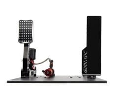 Simagic P2000 Crimson Edition Hidrolik 200kg Loadcell 2'li Pedal Seti Uzun Gaz Pedalı (P2000-L200RF)