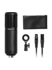 M-audio Ses Kartı ve Maono Condenser Mikrofon Stand Ayaklık Filtre Set