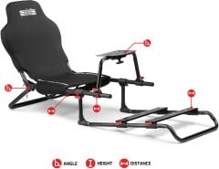 Next Level Racing GTLite Junior Çocuklar İçin Simracing Kokpit