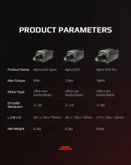 Simagic Alpha EVO Sport 9N-M Direksiyon Seti Gövdesi