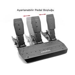 Moza R3 3 Pedallı Yarış Direksiyonu (Debriyaj)