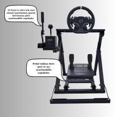 Xblos R38 DD Katlanır Direksiyon Standı