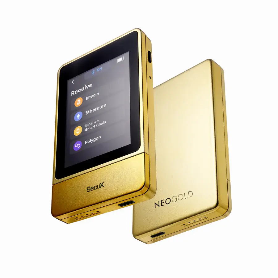 SecuX NeoGold – Bitcoin & Kripto Donanım Soğuk Cüzdan