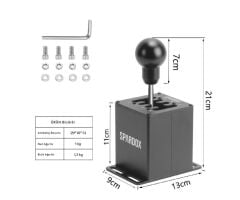 Spardox SR-BG1 7+1 USB Kemikli Simracing Vites Kolu & Sıralı Vites (PC)