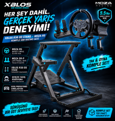 XBLOS R38 DD + MOZA R5 Direct Drive Komple Sim Racing Seti